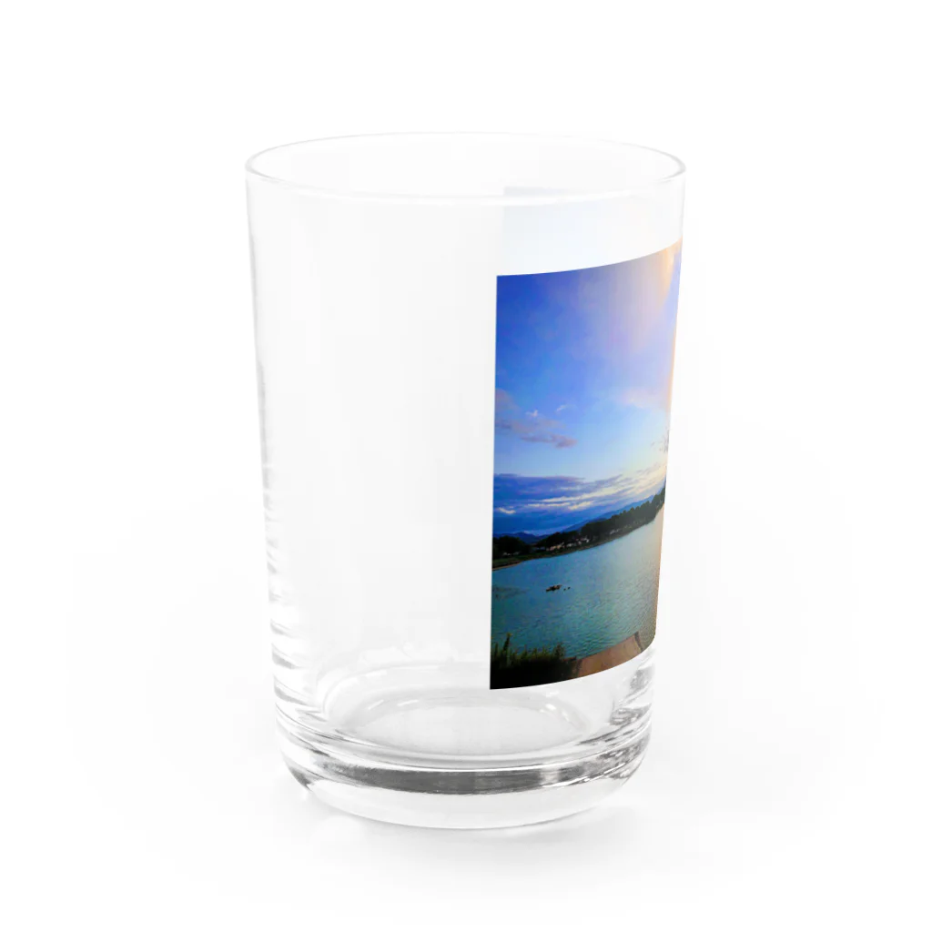 Ryokutyaのため池 Water Glass :left