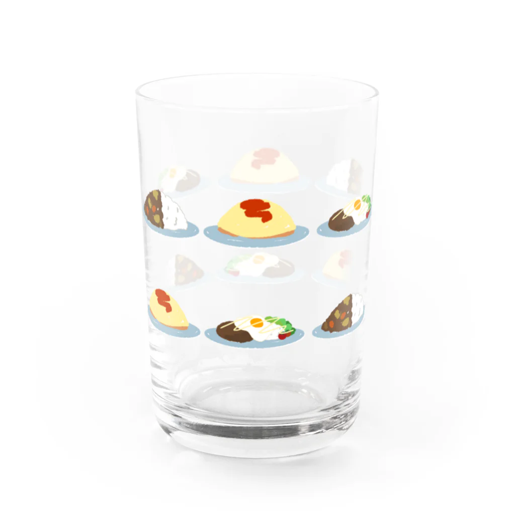 わおさきのおいしいごはんC Water Glass :left