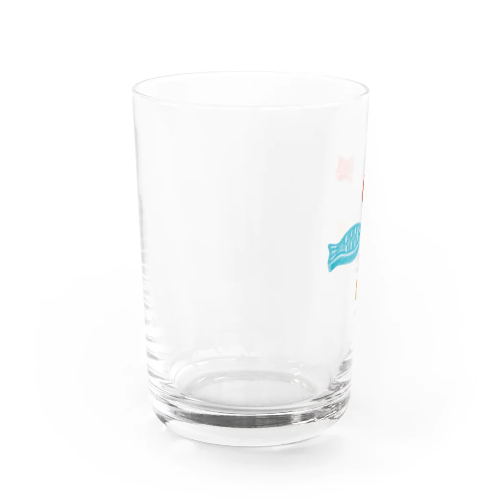 今野志保 ・ Shiho Konnoのおさかなラムネ Water Glass :left