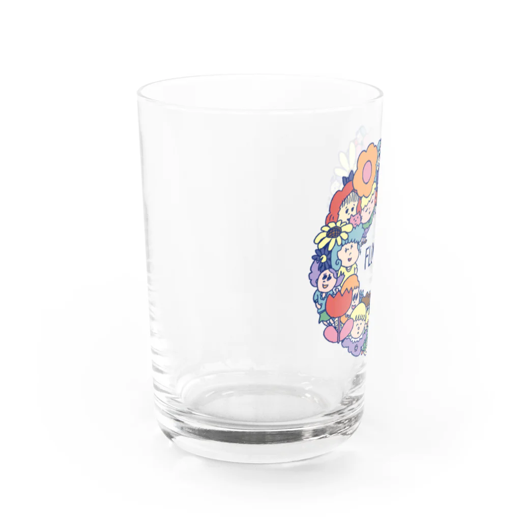 aizaknewton_aizawaのフラワーズ Water Glass :left