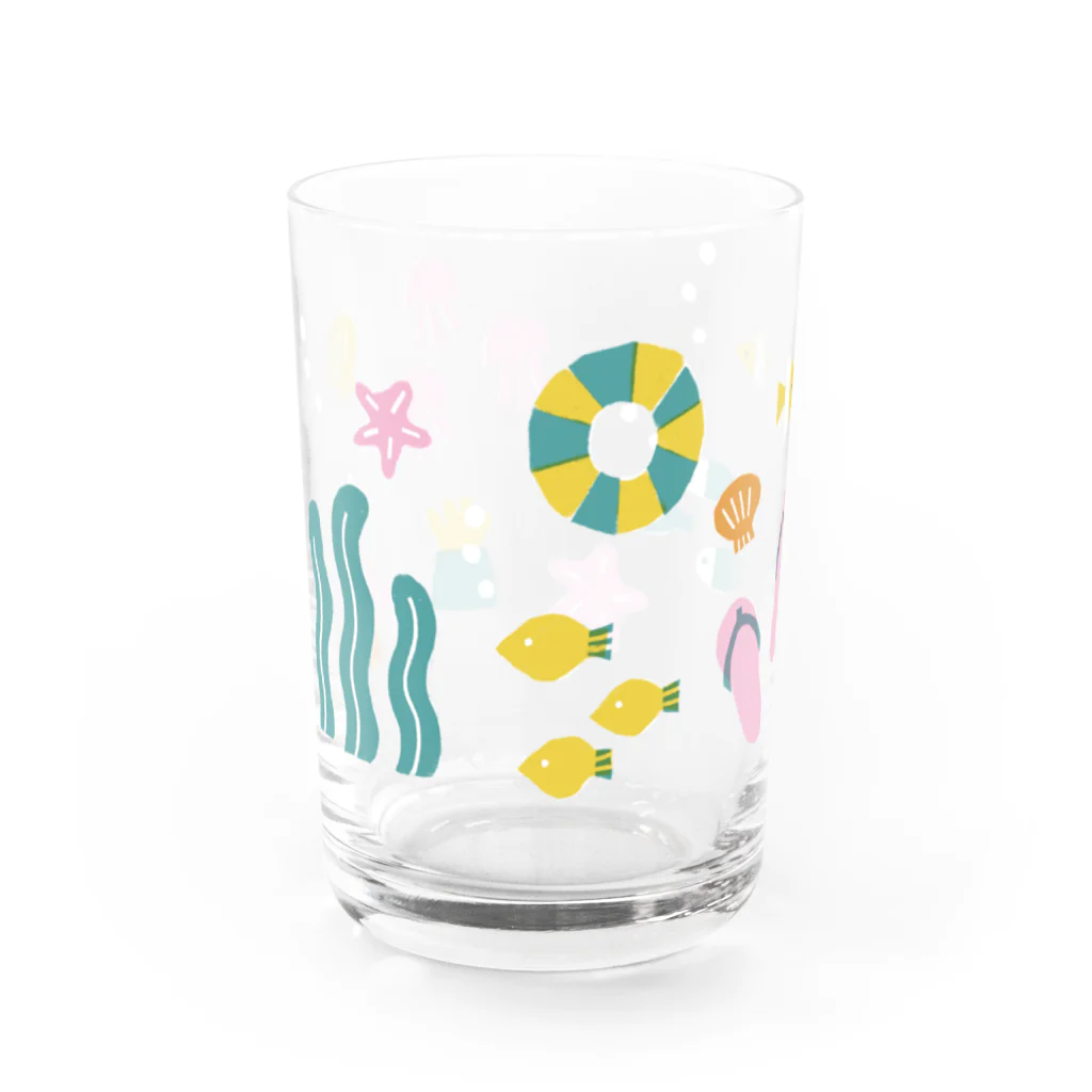 今野志保 ・ Shiho Konnoの海のなか Water Glass :left