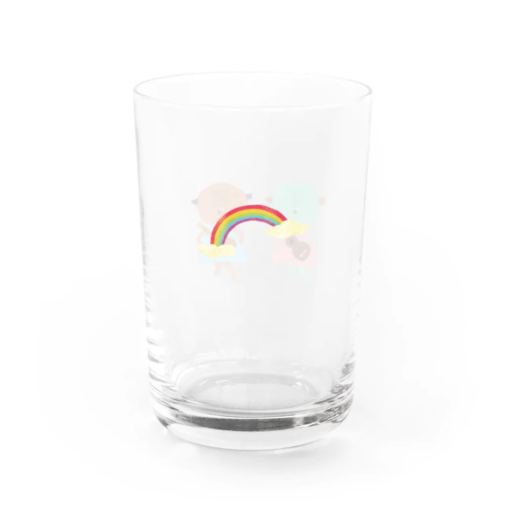 maccoのウクレレちゃん Water Glass :left