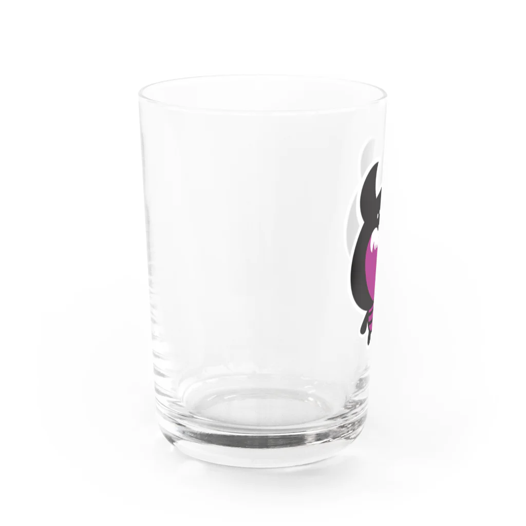 くろでびショップの【コップ】くろでび Water Glass :left