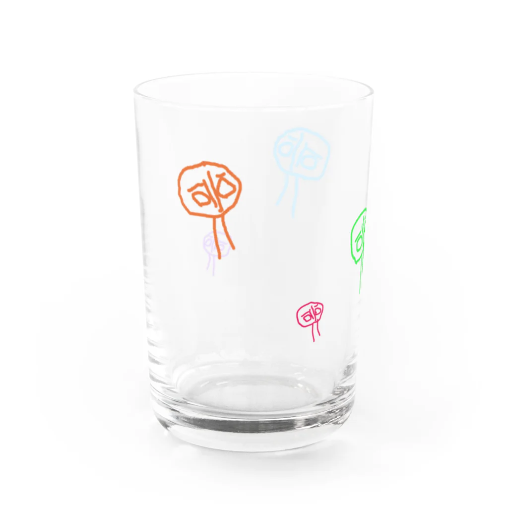 へちょ絵くんのへちょ絵 Water Glass :left