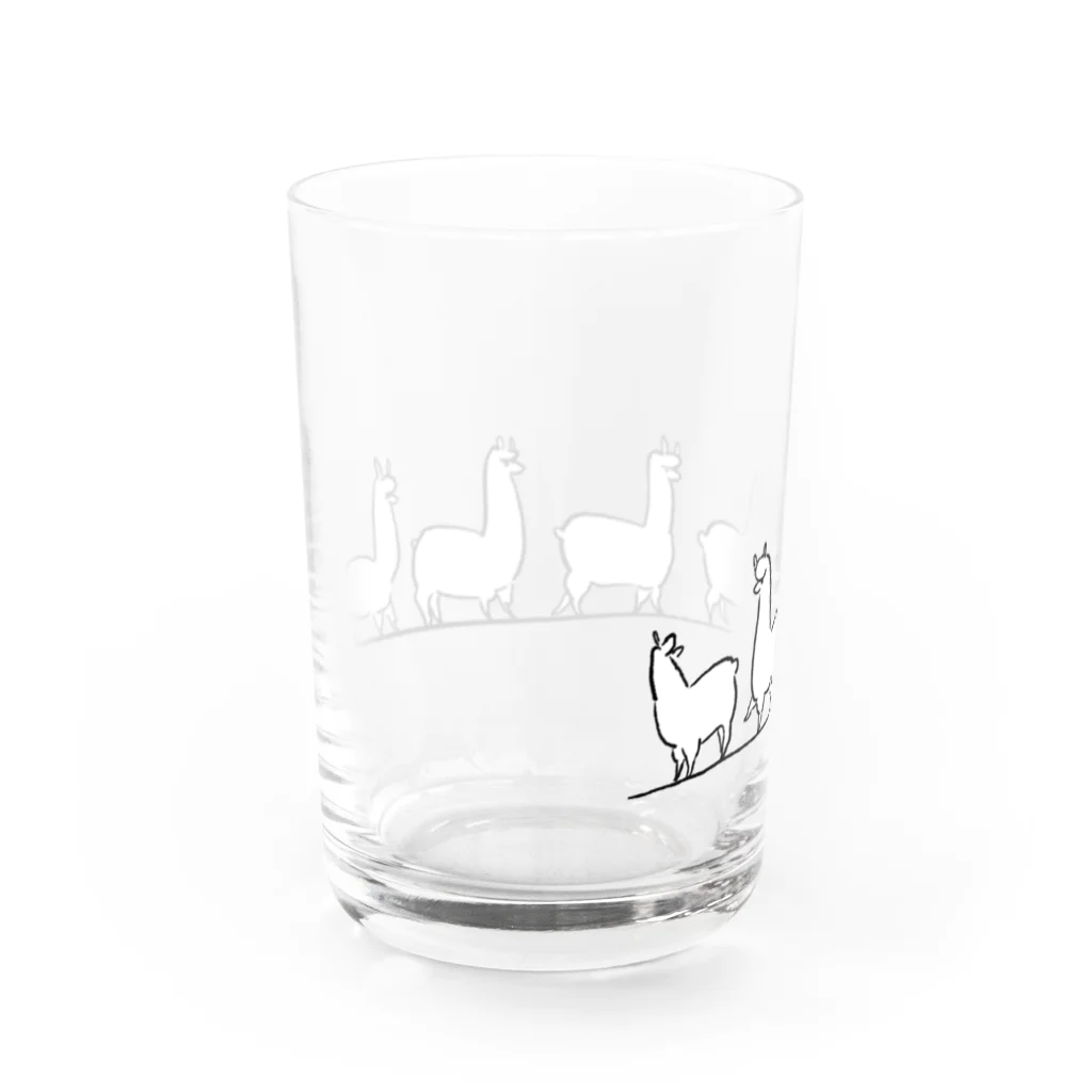 sunokko designのアルパカ キャラバン Water Glass :left
