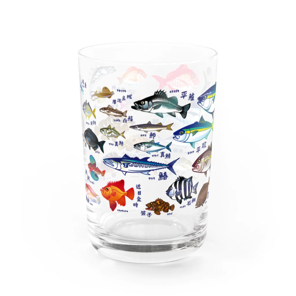 MUSEUM LAB SHOP MITのおさかないろいろ図鑑 Water Glass :left