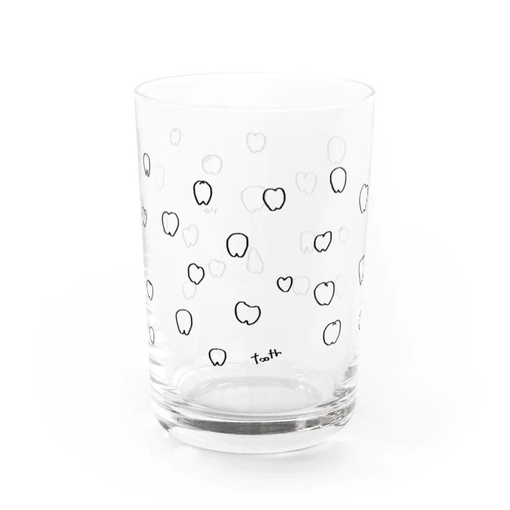 egu shopのトゥース Water Glass :left
