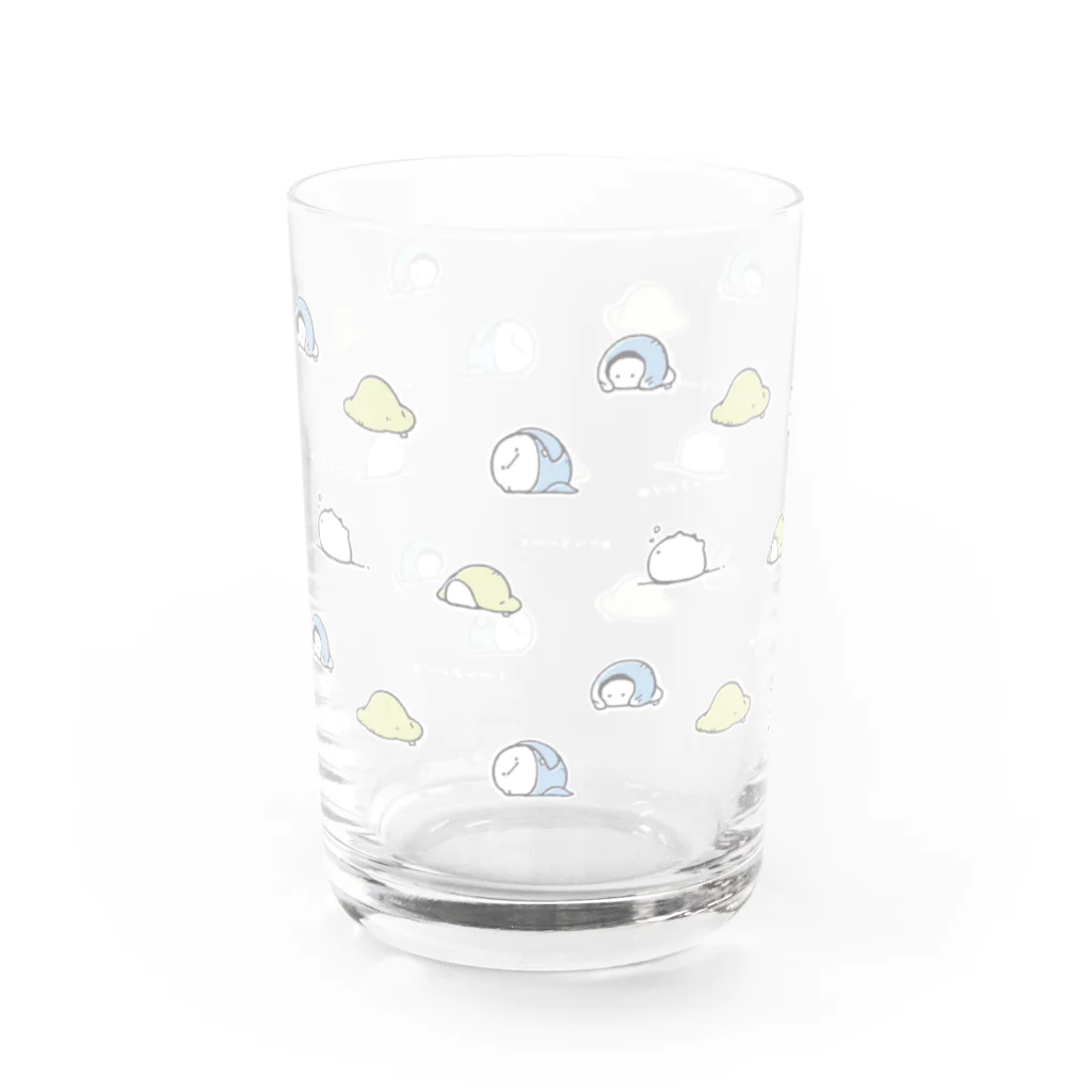 なぞのいきもののおねむ Water Glass :left