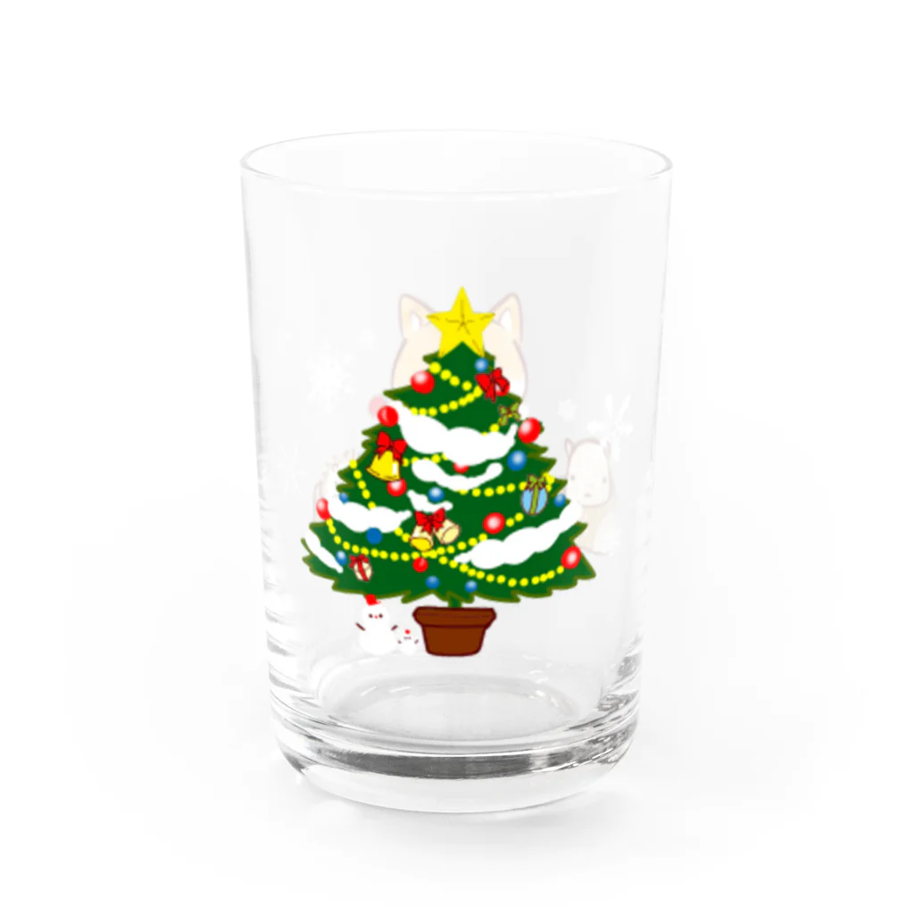 あたちたちのおみせのクリスマスのcafe SIBAYA。 Water Glass :left