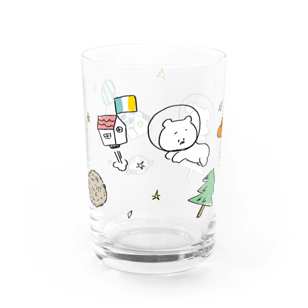 egu shopのspace（黒い炭酸用） Water Glass :left