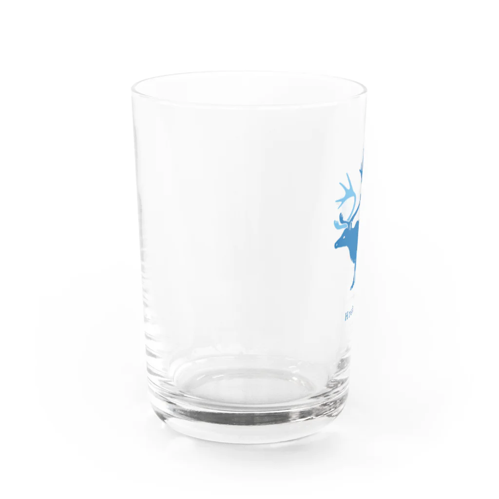 きのしたちひろのトナカイ（Iceland） Water Glass :left