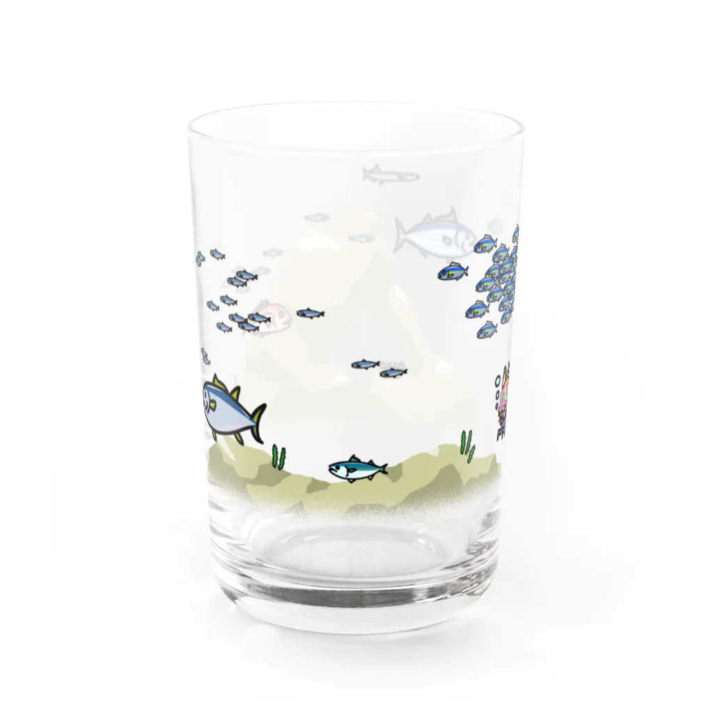 キャットＣのこうじょうけんがくのダイビングキャットC Water Glass :left