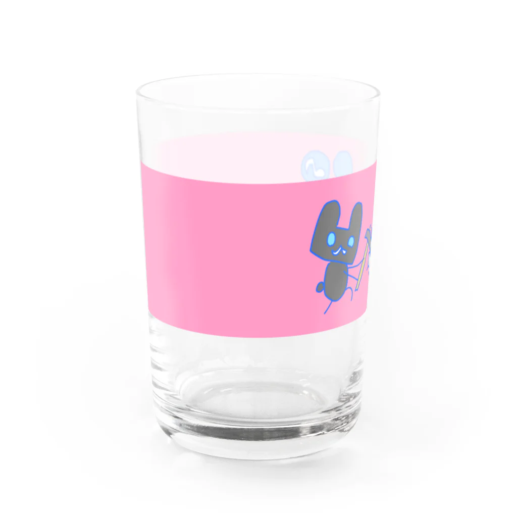 ゆずちゃの穴空いてそうで空いてない Water Glass :left