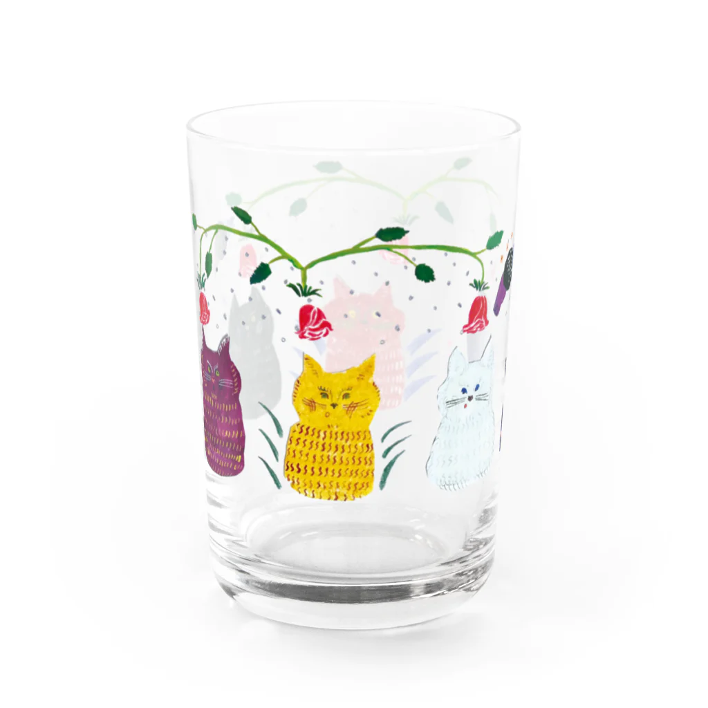 ショップの花電話会議 Water Glass :left