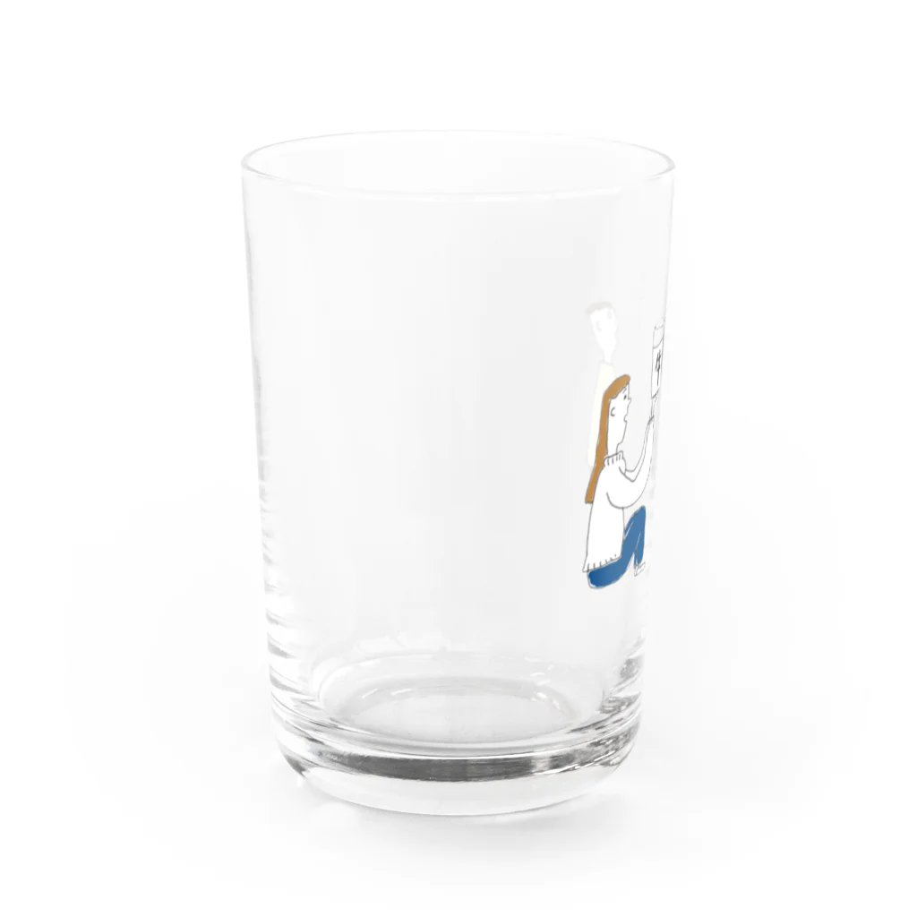 室井雑貨屋の牛乳専用 Water Glass :left