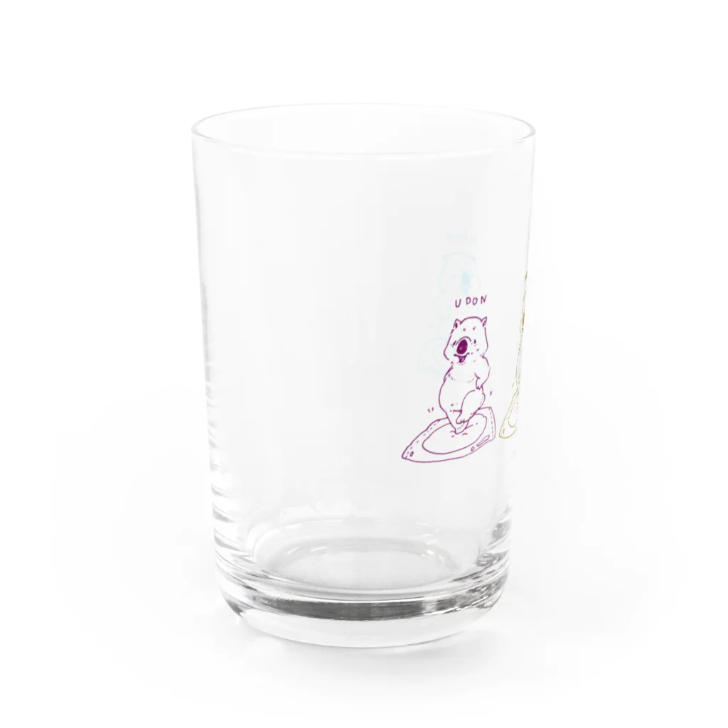 おかだのウォンバットうどんをつくるの巻 Water Glass :left