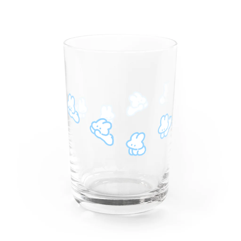 みずしままゆこのぴょんぴょんうさちゃん（ぺっとのうさ） Water Glass :left