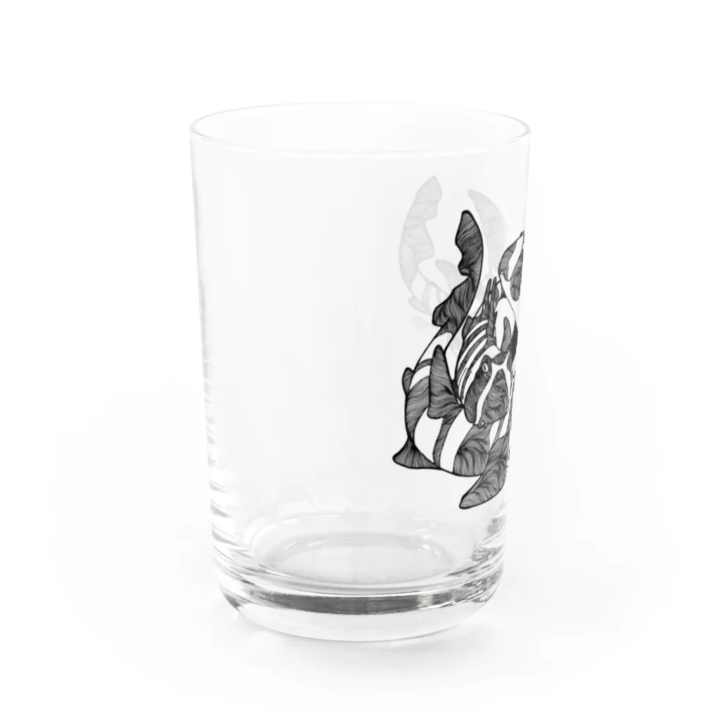 繁田穂波のネコザメ Water Glass :left