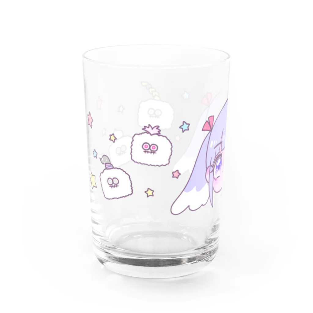 ぐみいの女の子とへんてこさん Water Glass :left