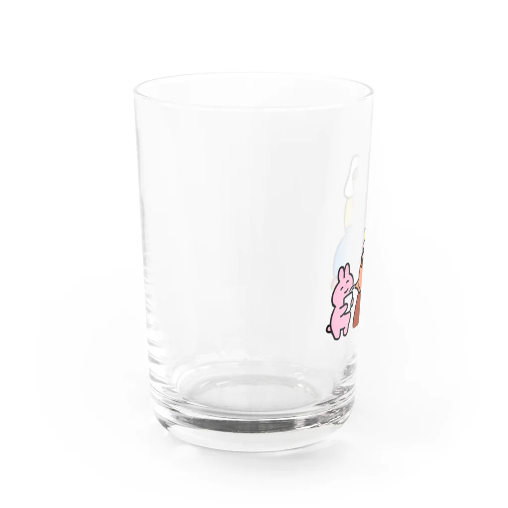 ミシン王の注ぐ女 Water Glass :left