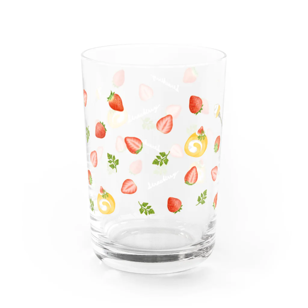 Meal collectのいちごづくし Water Glass :left