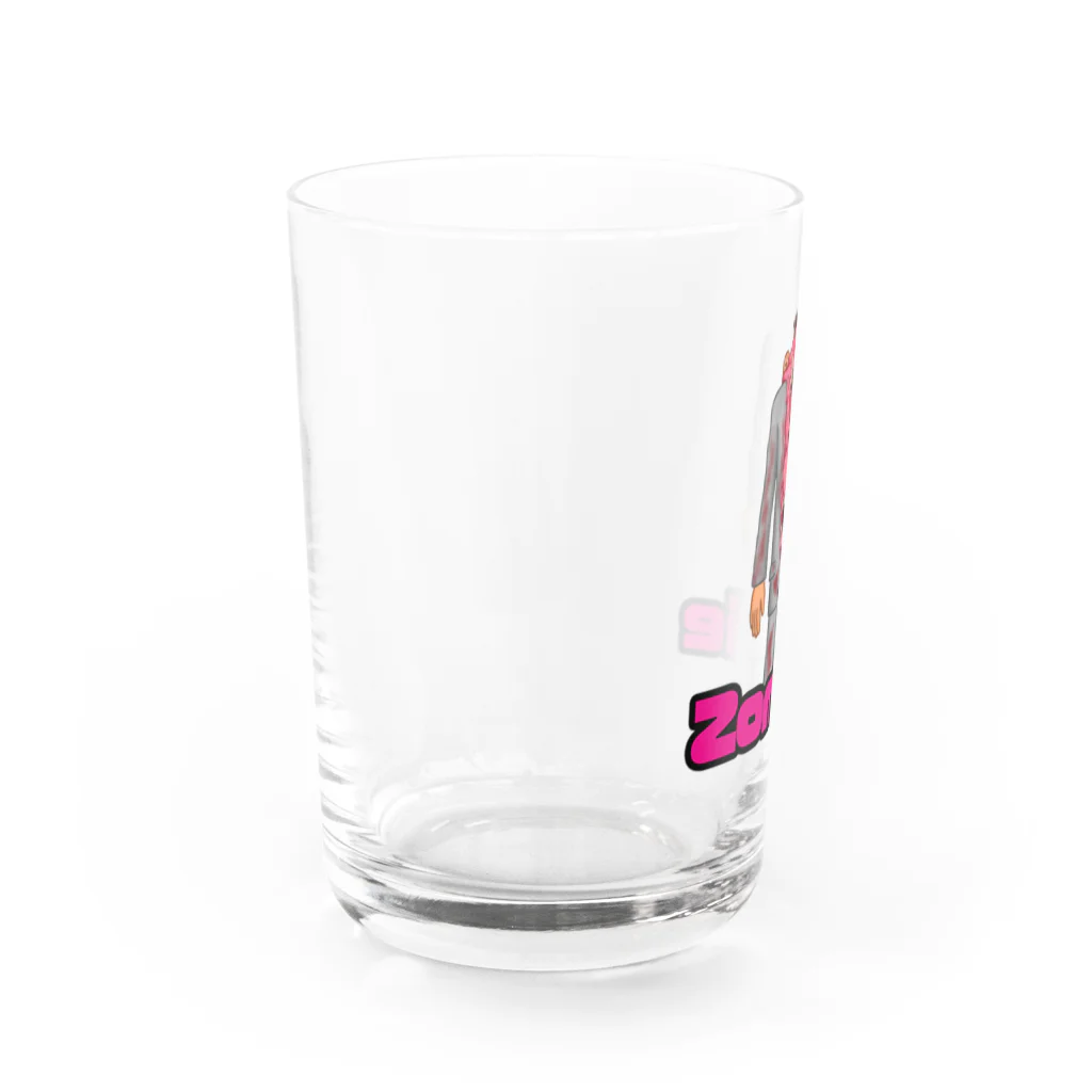 ハマダ ミノルの背広を着たゾンビくん。 Water Glass :left