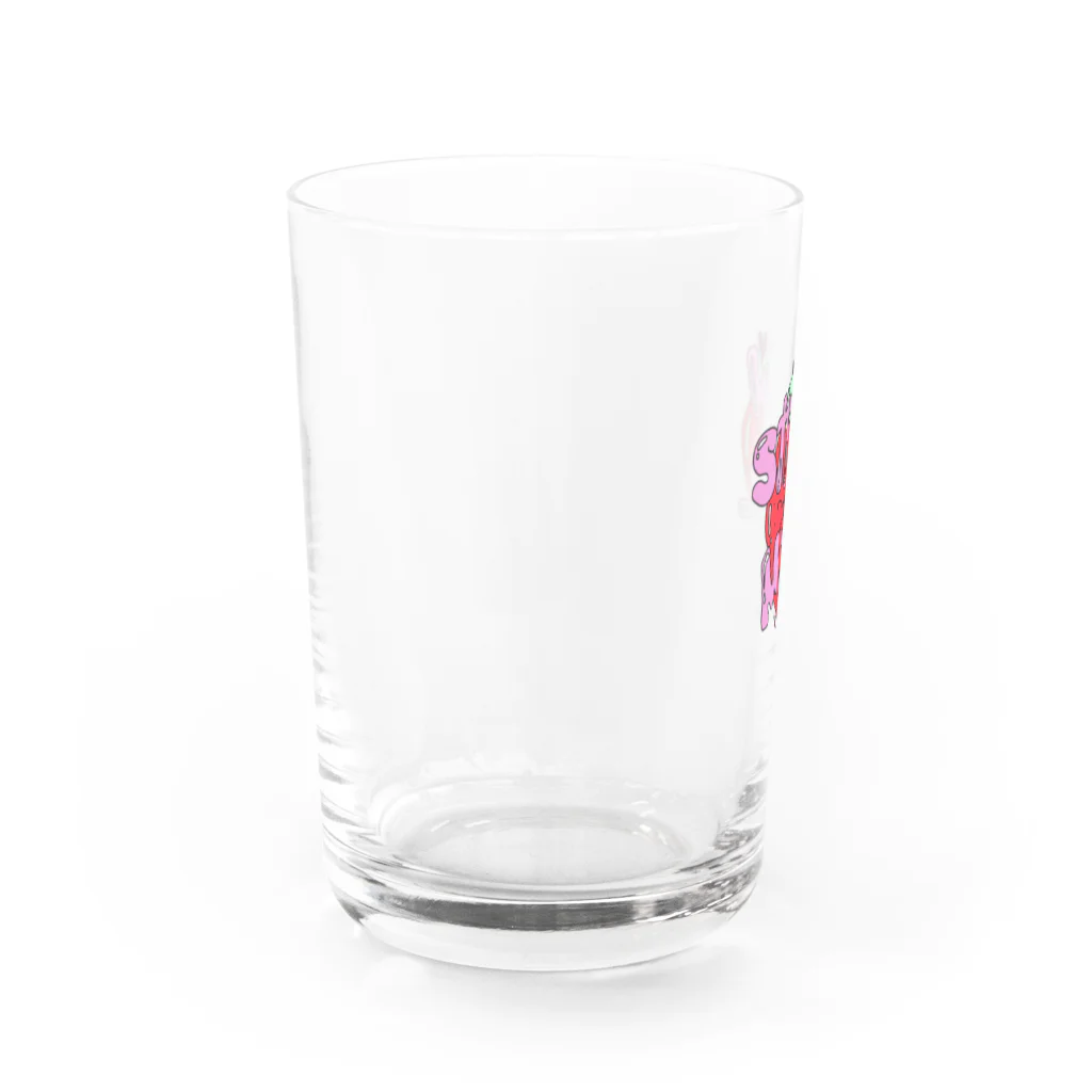 camechanのstrawberry milk Water Glass :left