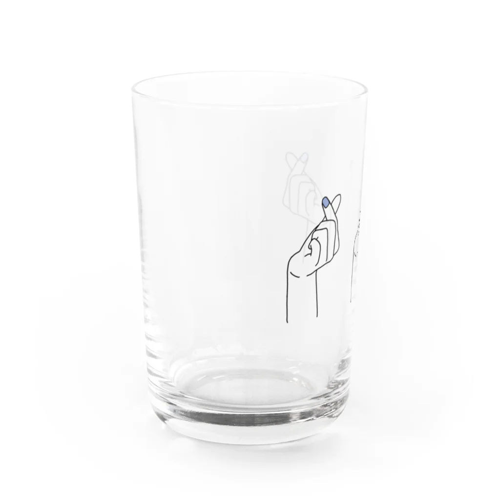 cheon.のローセレ指ハート Water Glass :left