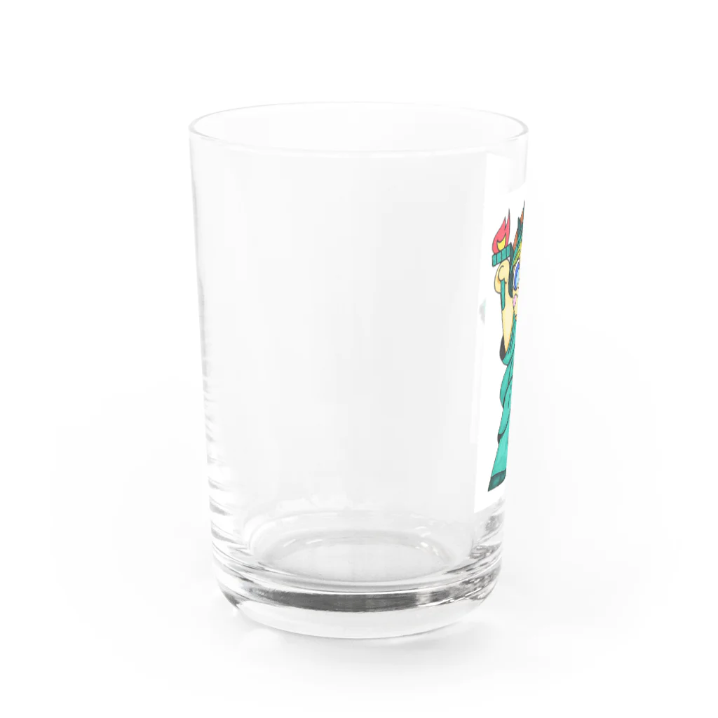 ねもとおさむ@自称物書き・絵描きの自由な女神 Water Glass :left