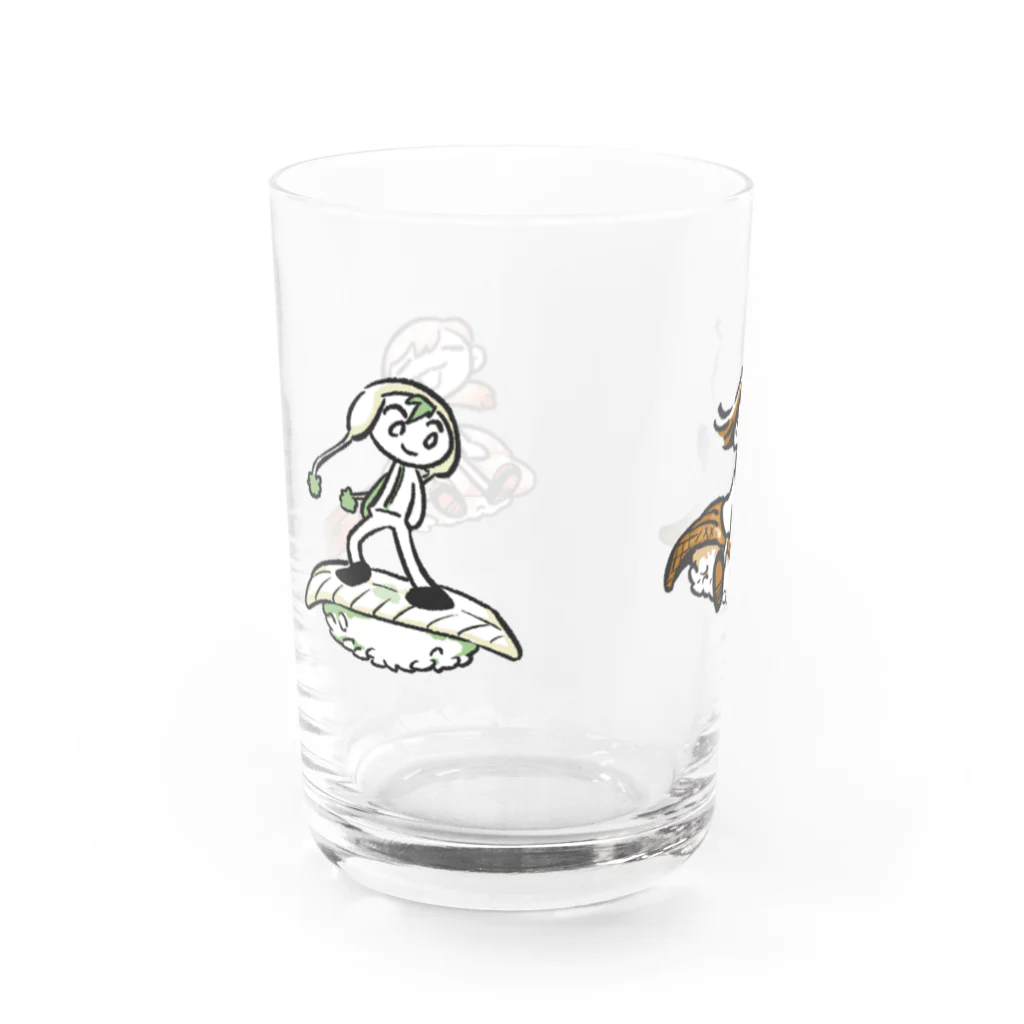 もなかのお寿司ライダーズ No.2 Water Glass :left