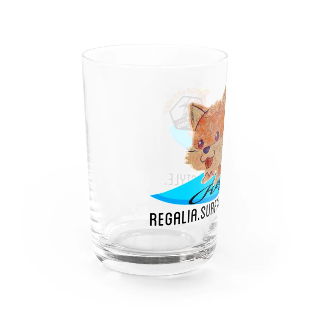 REGALIAのREGALIA dog surf グラス左面