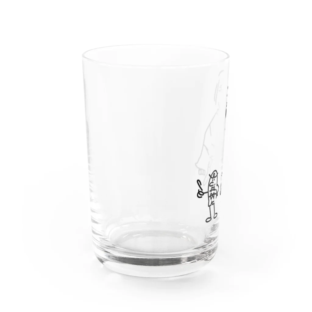 東海道中膝栗毛のゆび刑事とあいぼう Water Glass :left