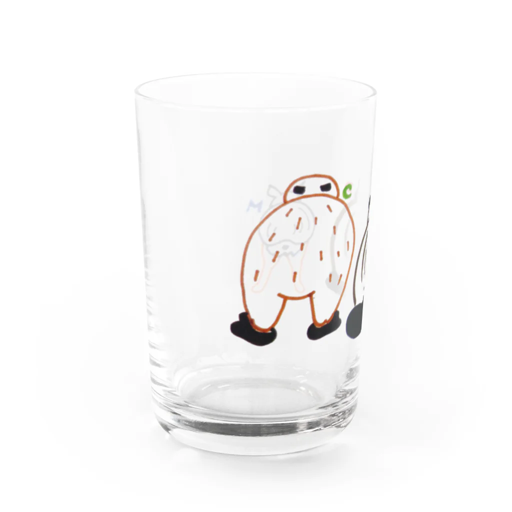 1zoo3のねずみたちの おしり Water Glass :left