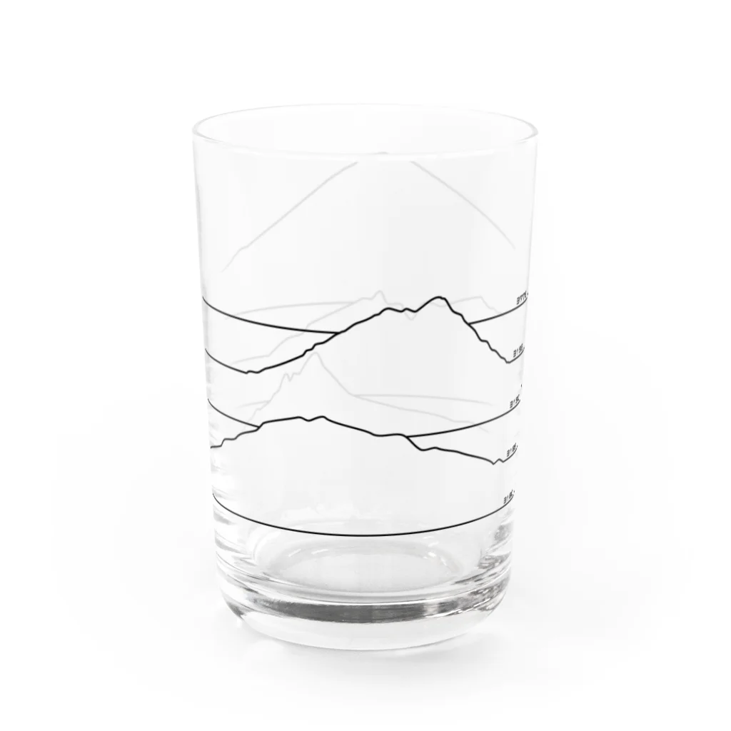 上村商店のJapanese mountains Water Glass :left