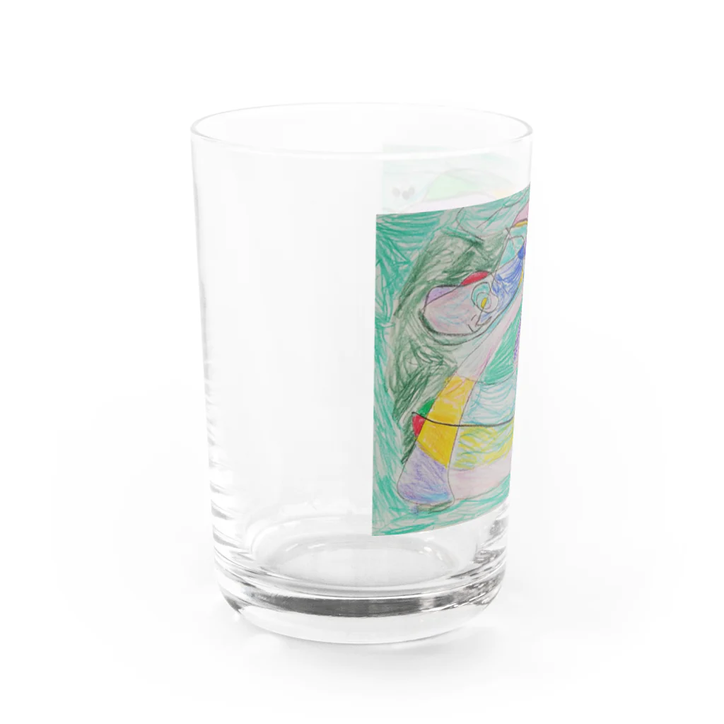 おじーのちゅるみチアフル１ Water Glass :left