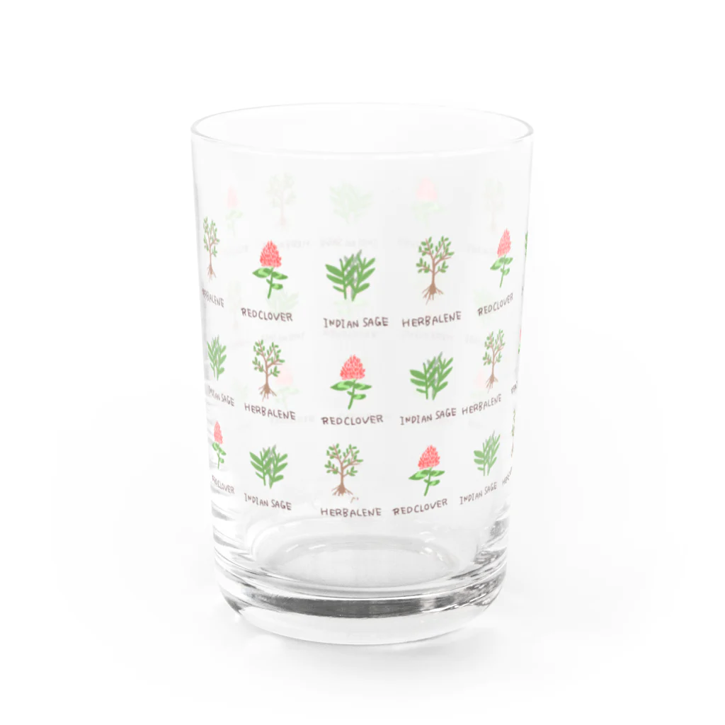 yumyumcommuneのLove HERB  Water Glass :left