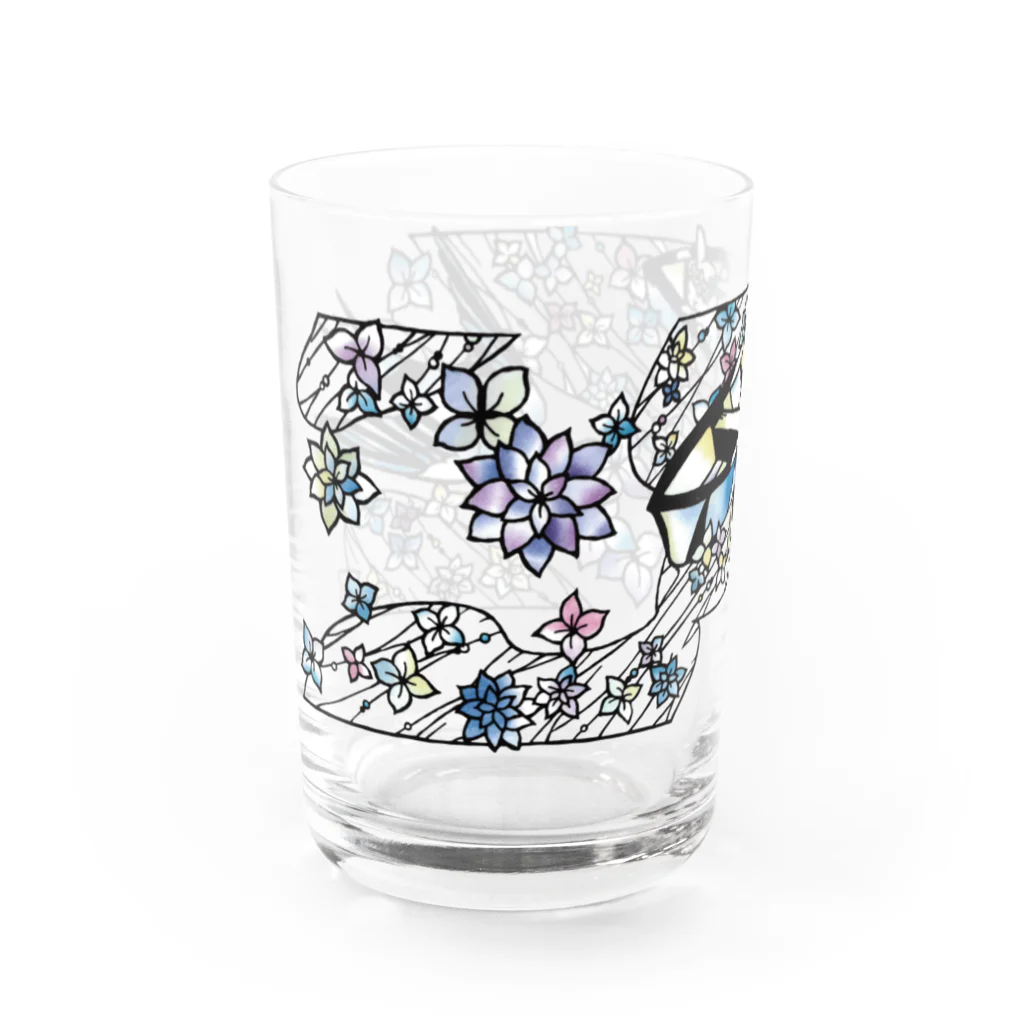 tokeisou / 切り絵の切り絵 / 水夢のゆびきり Water Glass :left