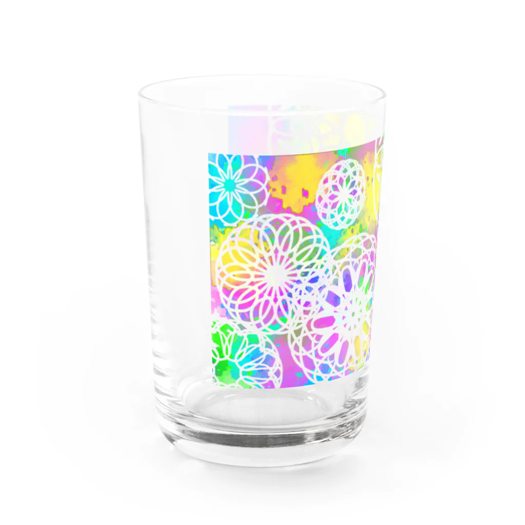 あゆみん家のお花グラス Water Glass :left