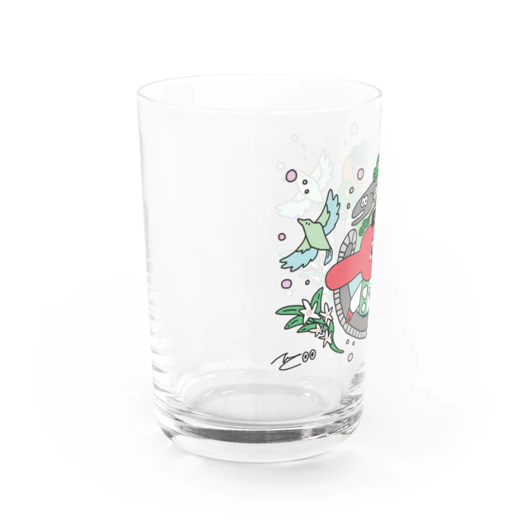 遠州天狗屋👺の浜松の鼻たれ天狗 Water Glass :left