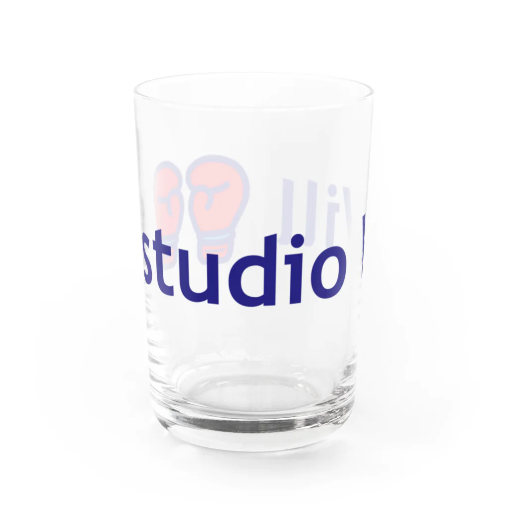 総合格闘技・フィットネス studio Willの studio Will×INGRID オリジナルグラス A Water Glass :left
