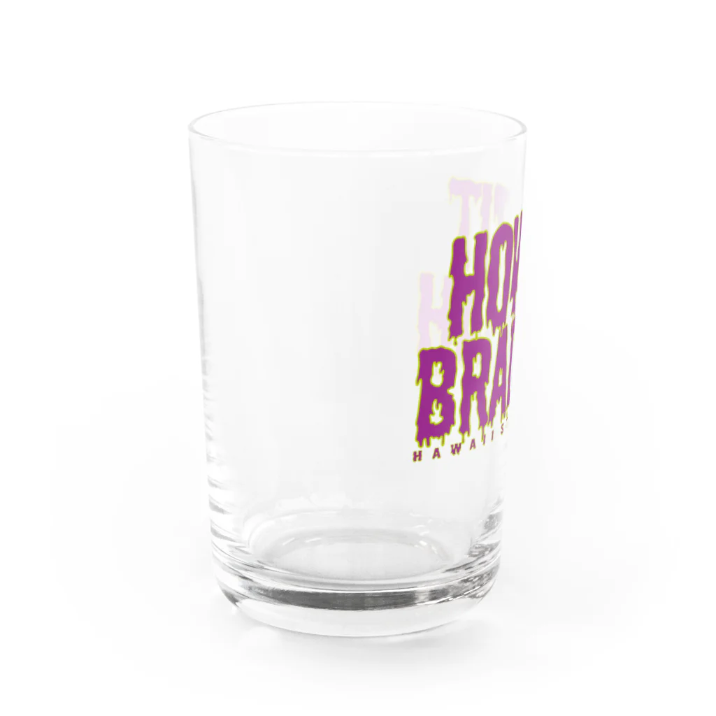 ハワイスタイルクラブのHOWZIT BRADDAH Water Glass :left