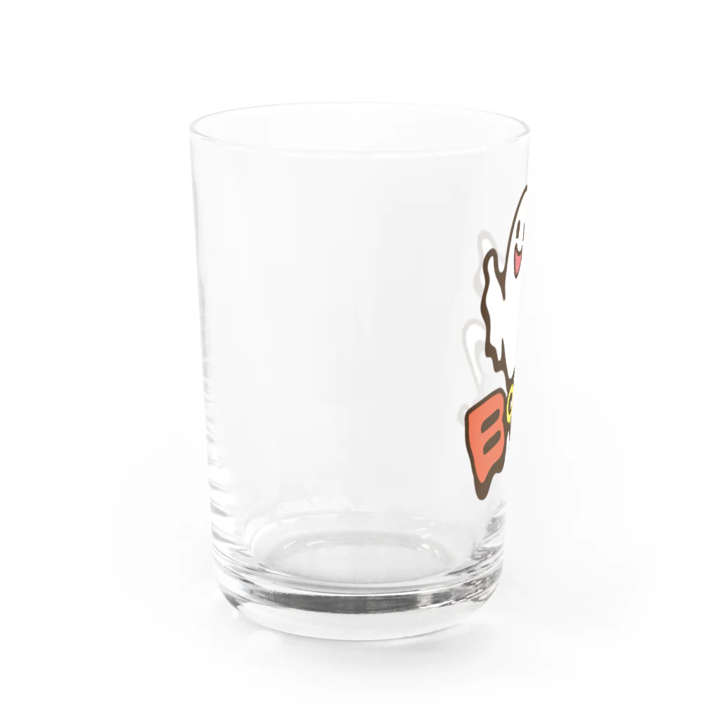 Cɐkeccooのおばけちゃんばぁ!(Boo!ゴースト)カラフル Water Glass :left