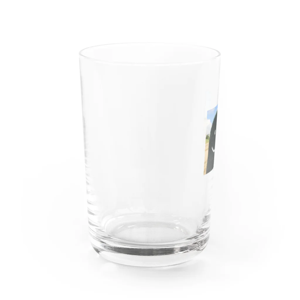 投資家スケーター a.k.a 誰も討たずに下剋上🏕のオバケじゃないよ、スケボーだよ グラス Water Glass :left