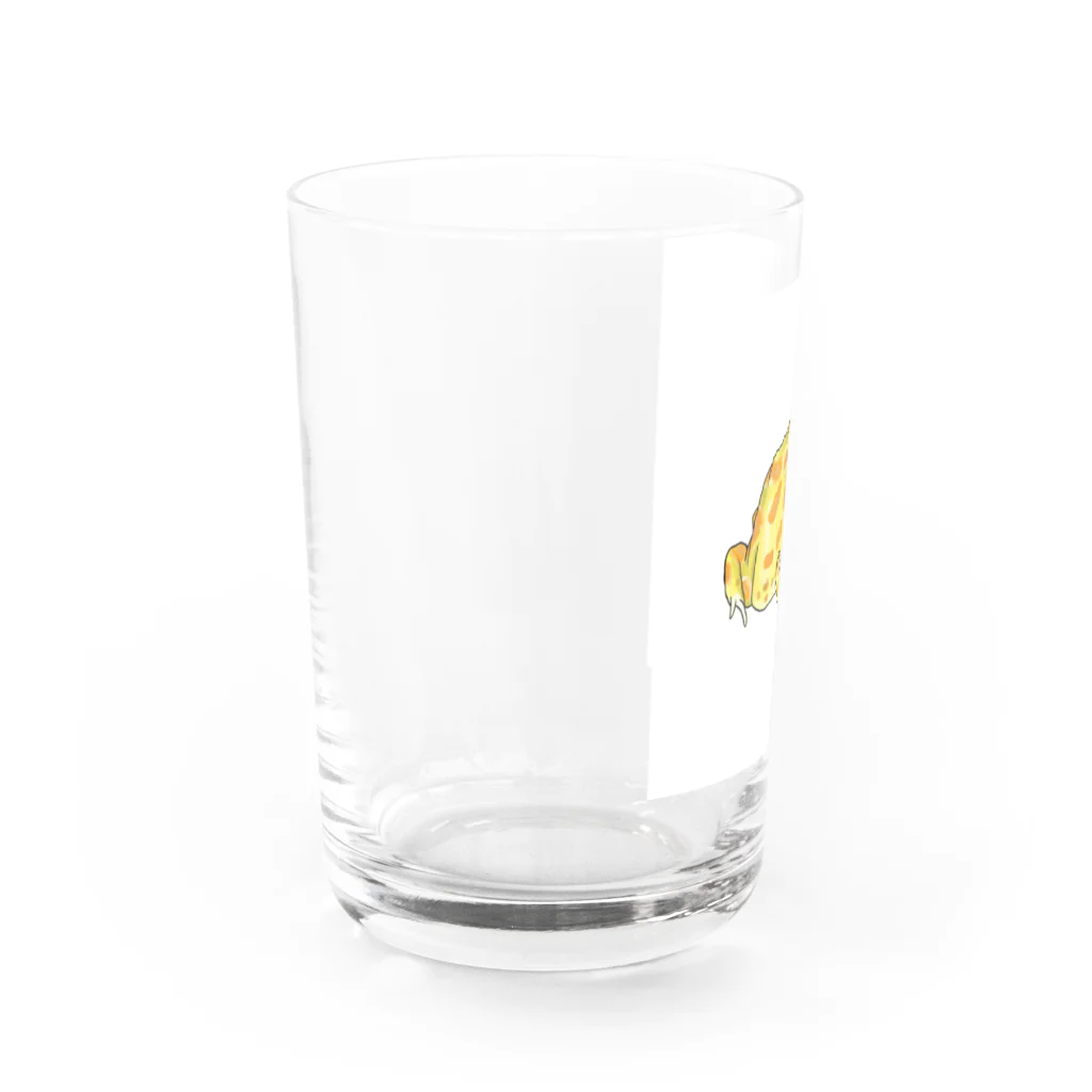 お絵描き看護師のカエルグッズ Water Glass :left