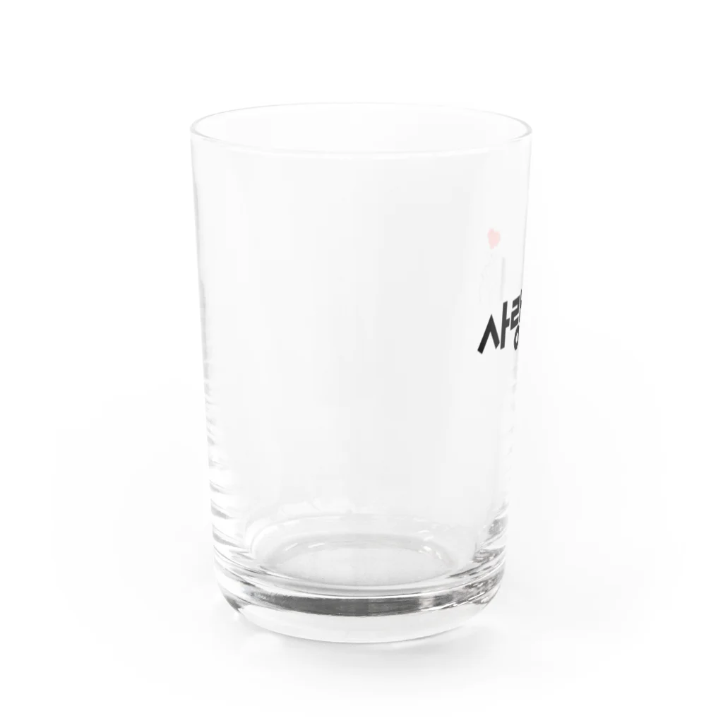 kayoco☆のサランへ　フィンガーハート Water Glass :left