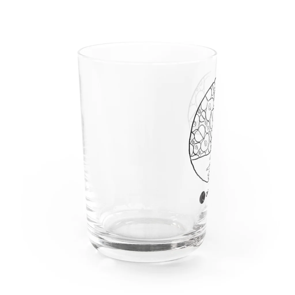CAFEKiitosの【CAFE Kiitos × Mika Itoh】シリーズ vol.2 Water Glass :left
