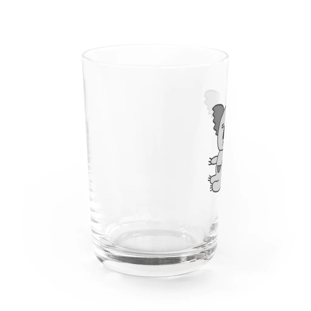 麦畑のコアラG(下手な絵) Water Glass :left