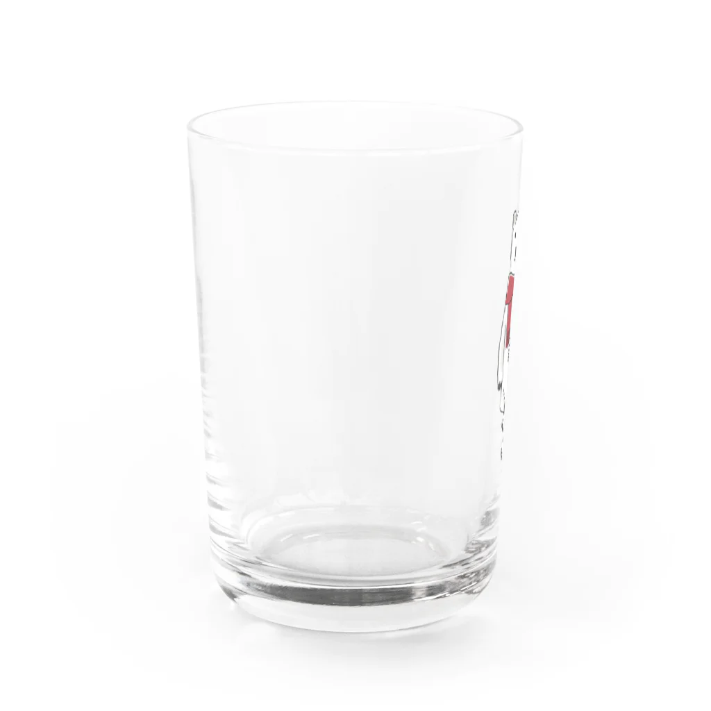 なほこはぐのMr. ポーラーベアー Water Glass :left