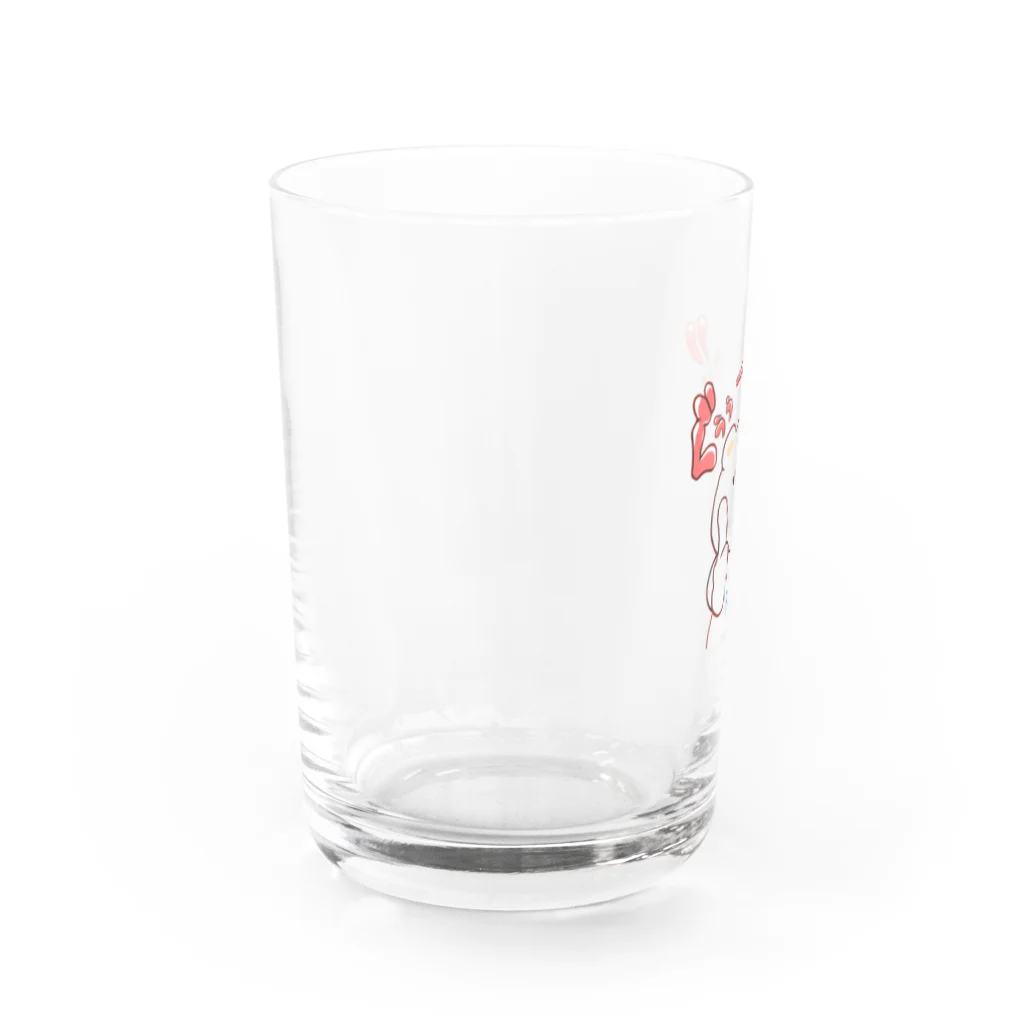 歩み続ける愚者（ぐー）常に眠たい。の愚ぅ〜d(｡･ω･｡)b〜う！ Water Glass :left