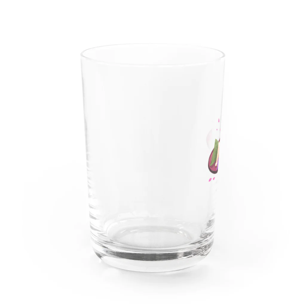 mochan_netの八つ橋ウミコチョウ Water Glass :left